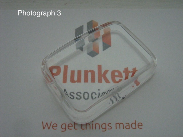 CNC machined PMMA clear